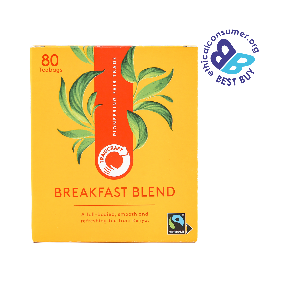 Traidcraft Breakfast Blend Tea (80 tea bags)