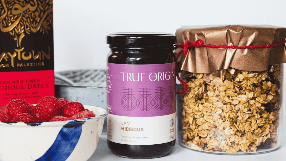 Sweetly spiced cashew, medjoul date and honey granola