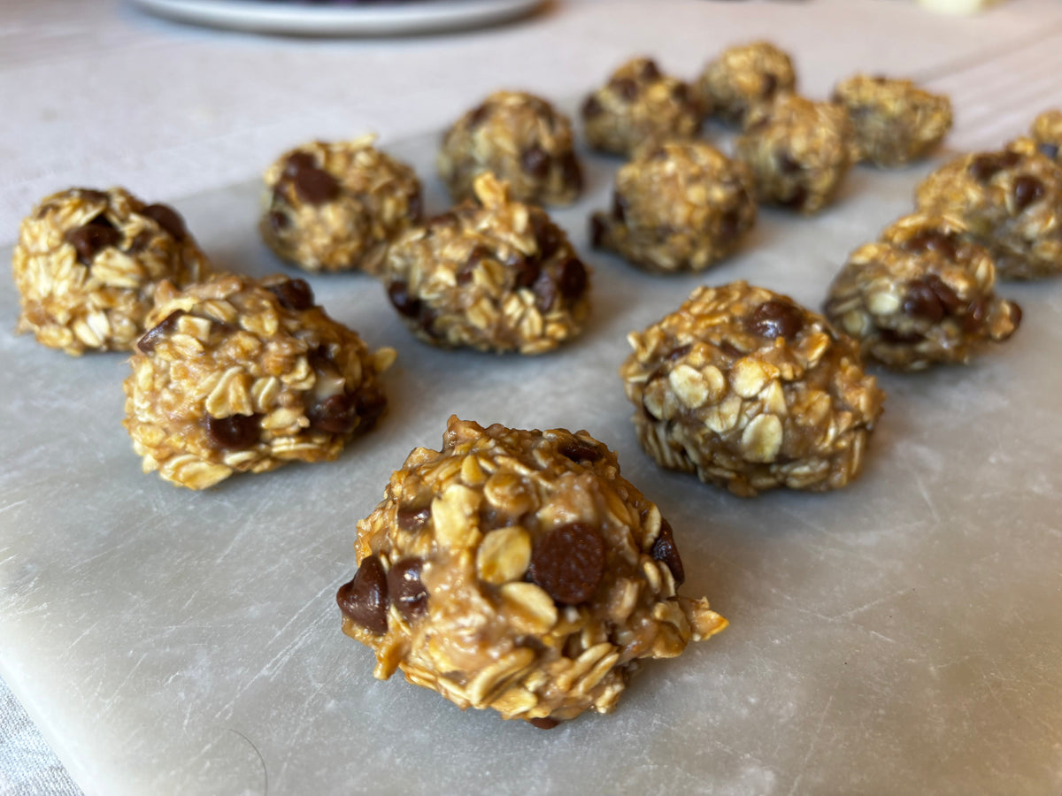 Banana Choc Chip Energy Bites