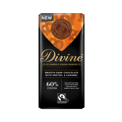 Dark Chocolate with Pretzel and Caramel (90g)