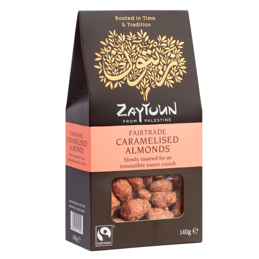 Fairtrade Caramelised Almonds (140g)